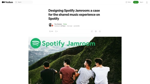 Designing Spotify Jamroom: a case for the shared music experience on Spotify