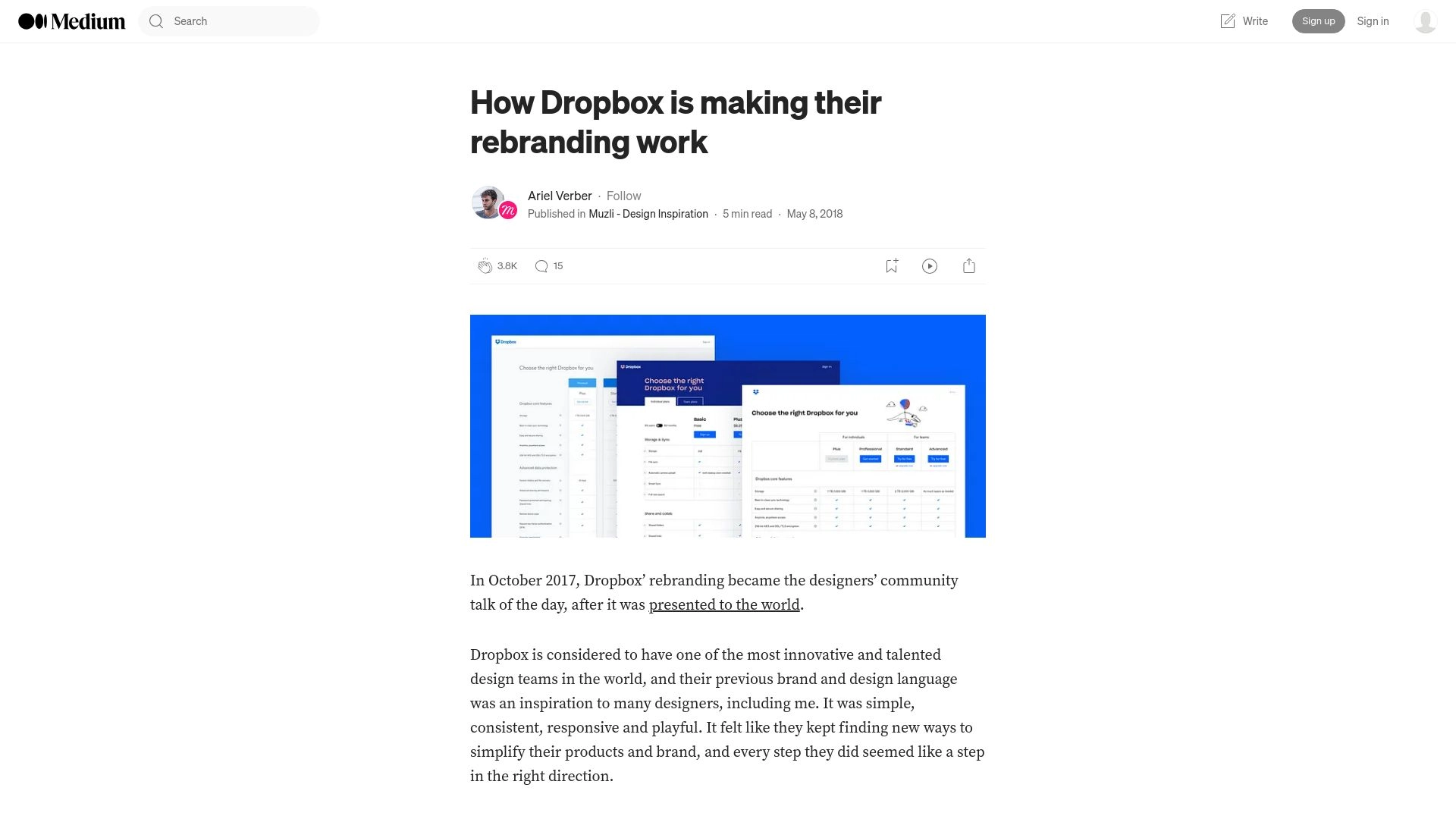 How Dropbox is making their rebranding work