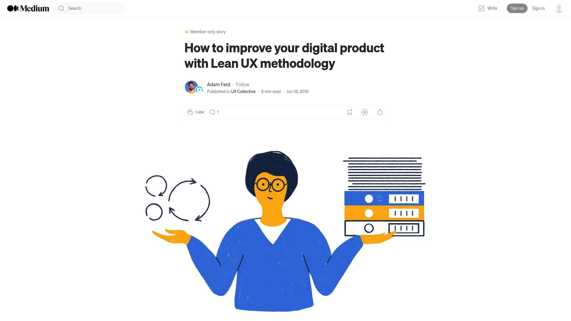 How to improve your digital product with Lean UX methodology