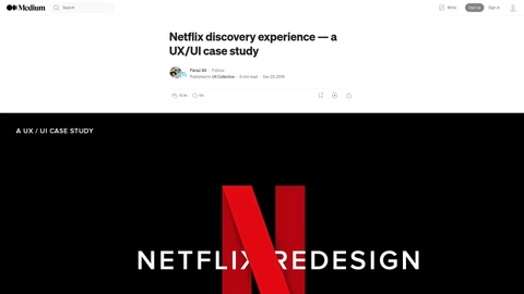 Netflix discovery experience