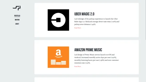 Simon Pan portfolio screenshot
