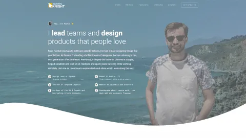 Austin Knight portfolio screenshot