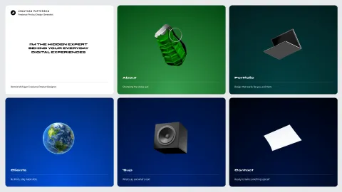 Jonathan Patterson portfolio screenshot