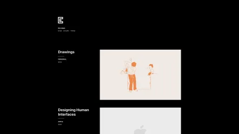 Ed Chao portfolio screenshot