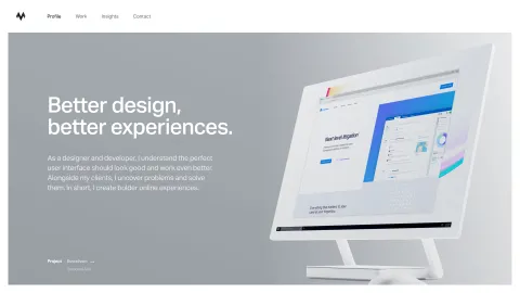 Ivo Mynttinen portfolio screenshot